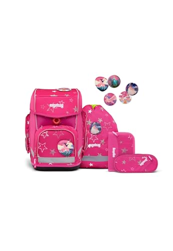 ergobag cubo set ergonomic school bag, previous collection, classic 5-piece 1st grade primary school on sale